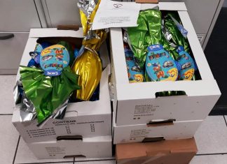Uova di Pasqua in regalo agli anziani dell’Istituto delle Suore degli Angeli di Gallipoli