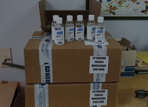 Azienda salentina dona gel igienizzante alla Caritas - Corriere Salentino