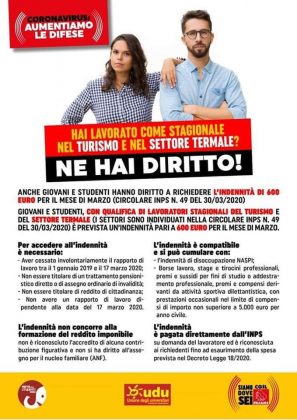 Lavoratori stagionali del turismo, Filcams Cgil Lecce: "Anche i giovani studenti hanno diritto al bonus da 600 euro" - Corriere Salentino