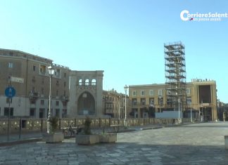 Piazza Sant’Oronzo, il cuore dei leccesi che batte in silenzio