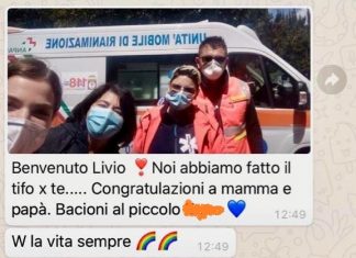 Il tributo a medici e 118 da una neomamma ai tempi del Covid-19: “Grazie per la vostra umanità”