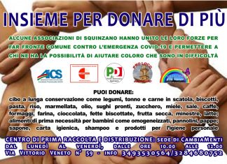 Centinaia di pacchi alimentari a decine di famiglie bisognose, più associazioni in movimento a Squinzano