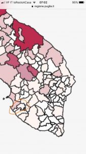 Il Covid-19 tocca un comune del basso Salento finora immune, ora è “rosa”: da 1 a 5 casi attualmente positivi - Corriere Salentino