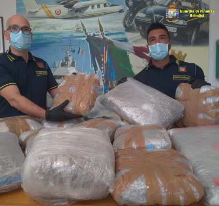 Droga a fiumi tra le due sponde dell'Adriatico: scatta il blitz all'alba, 9 arresti - Corriere Salentino