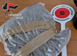 In un deposito attiguo alla propria abitazione nascondeva 900 grammi di marijuana: arrestato un 40enne