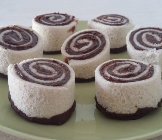 La ricetta del giorno: girelle al cioccolato senza cottura