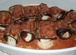 La ricetta del giorno: involtini di melanzane alla parmigiana
