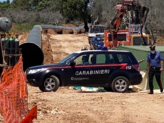 Tragico incidente sul lavoro, giovane operaio muore schiacciato nel cantiere del metanodotto - Corriere Salentino