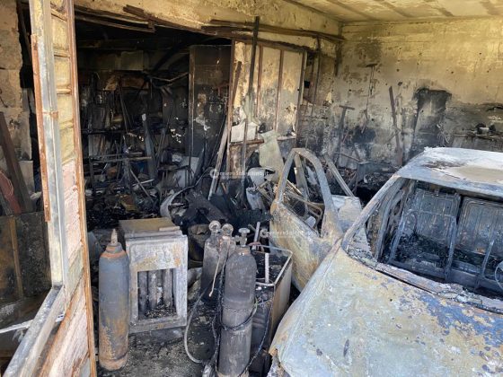 Fiamme all’alba, incendio distrugge Punto e locale adibito ad autocarrozzeria - Corriere Salentino