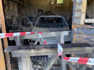 Fiamme all’alba, incendio distrugge Punto e locale adibito ad autocarrozzeria - Corriere Salentino