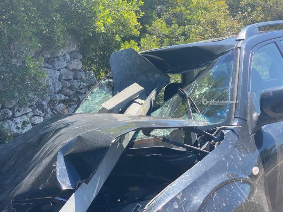 Fuori strada con l'auto, guardrail sfonda il parabrezza: ferito 74enne - Corriere Salentino