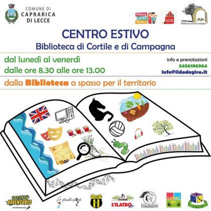 Tutto pronto per il campo estivo di Caprarica - Corriere Salentino