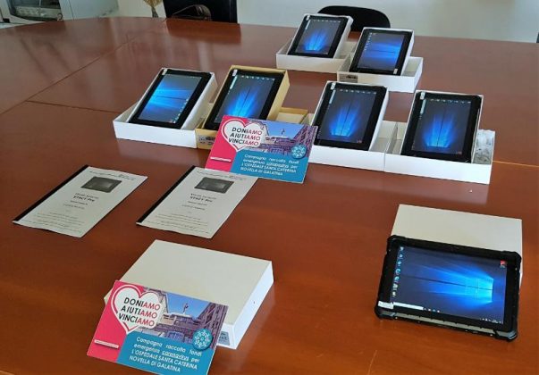 "Doniamoaiutiamovinciamo", donati 8 tablet al Santa Caterina Novella di Galatina - Corriere Salentino