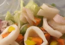 la ricetta del giorno: insalata di calamari e gamberetti con mango Enogastronomia - Corriere Salentino