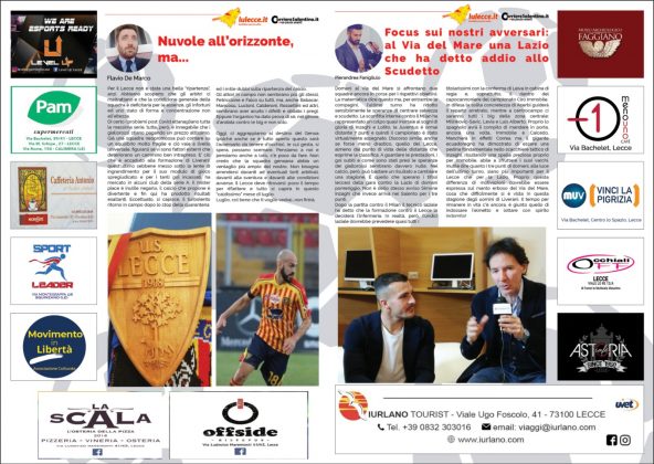 Ancora Lulecce in free press in vista di Lecce-Lazio: Nuvole all'orizzonte, ma... - Corriere Salentino
