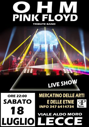 Ohm Pink Flody in concerto al Mercatino delle Arti e delle Etnie - Corriere Salentino