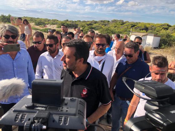 Salvini nel Sud Salento. Bordate a Emiliano: “Fa accordicchi perché ha paura”. La competizione con i fittiani - Corriere Salentino
