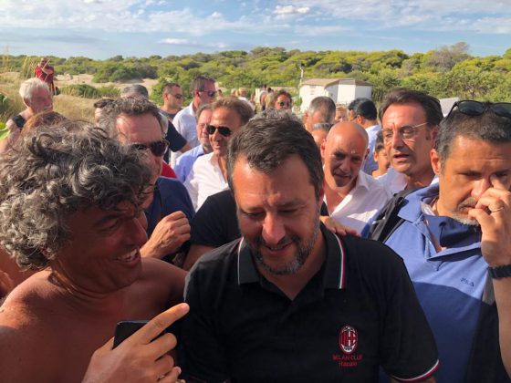 Salvini nel Sud Salento. Bordate a Emiliano: “Fa accordicchi perché ha paura”. La competizione con i fittiani - Corriere Salentino