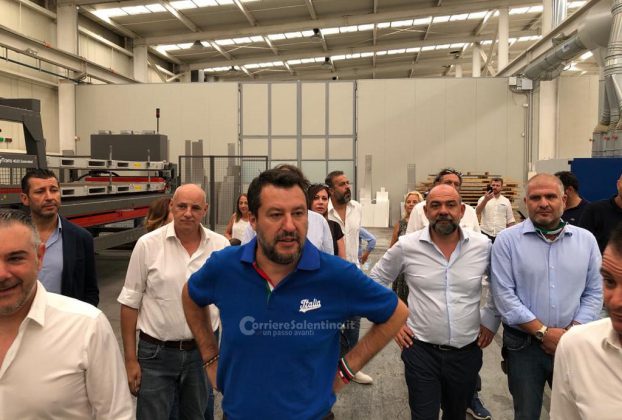 Salvini nel Sud Salento. Bordate a Emiliano: “Fa accordicchi perché ha paura”. La competizione con i fittiani - Corriere Salentino