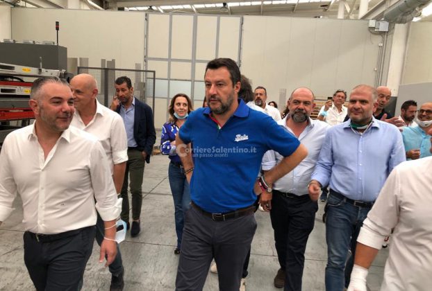 Salvini nel Sud Salento. Bordate a Emiliano: “Fa accordicchi perché ha paura”. La competizione con i fittiani - Corriere Salentino
