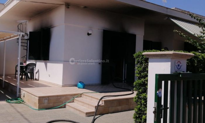 Divampa incendio in casa, fiamme raggiungono bombola d'ossigeno: scongiurata esplosione - Corriere Salentino