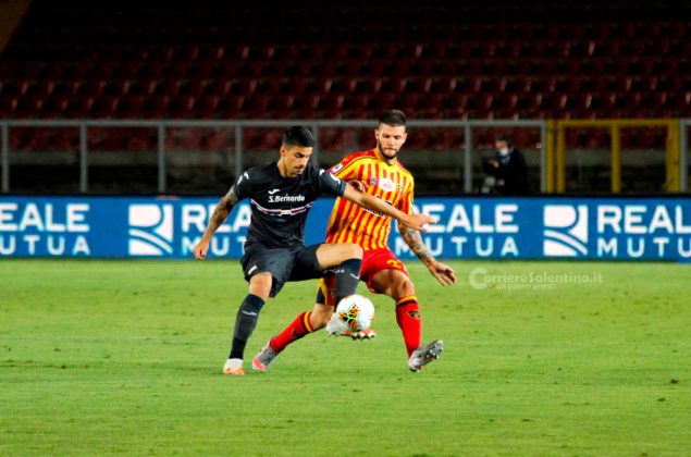 I giallorossi perdono anche nello scontro salvezza, Lecce-Sampdoria 1-2. Arbitraggio discutibile - Corriere Salentino