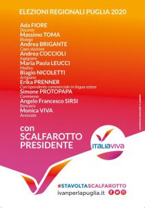 Ecco la lista di Italia Viva: “Siamo l’alternativa al populismo di Emiliano e alle destre” - Corriere Salentino