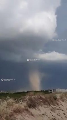 Tromba d'aria in spiaggia, lidi devastati e turisti feriti - Corriere Salentino