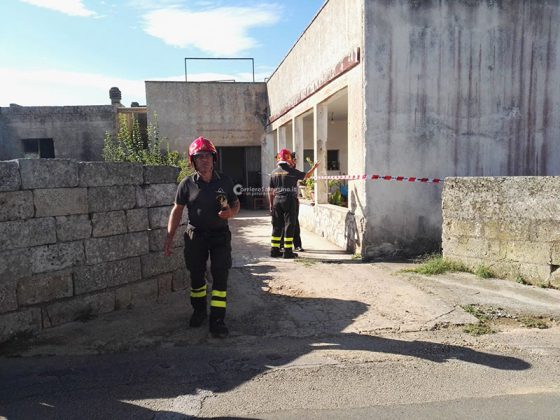 Casa a rischio crollo, evacuata coppia di proprietari: struttura inagibile - Corriere Salentino