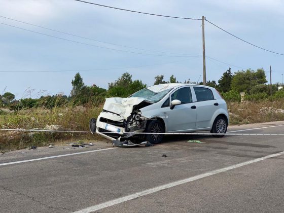 Drammatico schianto nel pomeriggio tra auto e moto, muore un uomo di 54 anni - Corriere Salentino