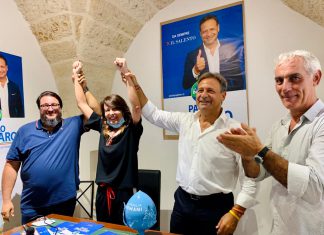 Paolo Pagliaro accanto a Cristina Rota: inaugurata la sede di Corigliano D’Otranto