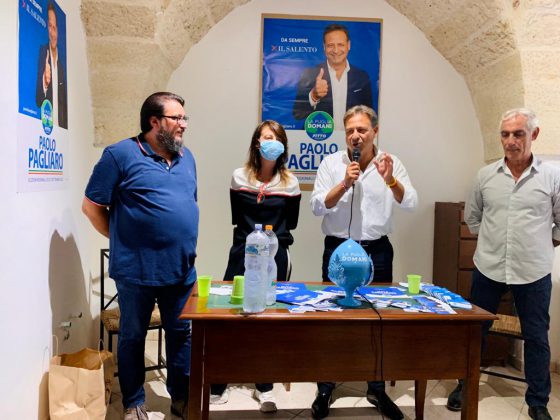 Paolo Pagliaro accanto a Cristina Rota: inaugurata la sede di Corigliano D’Otranto - Corriere Salentino