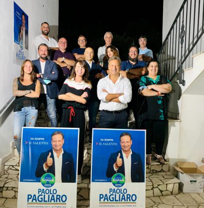 Paolo Pagliaro accanto a Cristina Rota: inaugurata la sede di Corigliano D’Otranto - Corriere Salentino