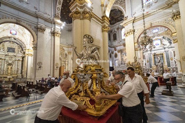 Riti liturgici nella solennità dei Santi Patroni Oronzo, Giusto e Fortunato: gli appuntamenti di domani - Corriere Salentino