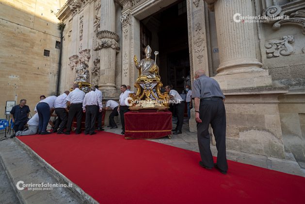 Riti liturgici nella solennità dei Santi Patroni Oronzo, Giusto e Fortunato: gli appuntamenti di domani - Corriere Salentino
