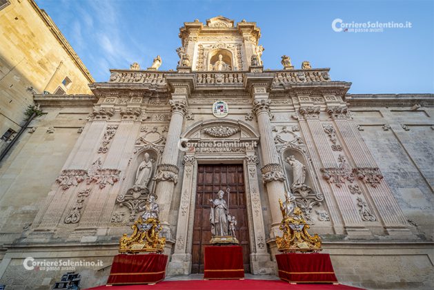 Riti liturgici nella solennità dei Santi Patroni Oronzo, Giusto e Fortunato: gli appuntamenti di domani - Corriere Salentino