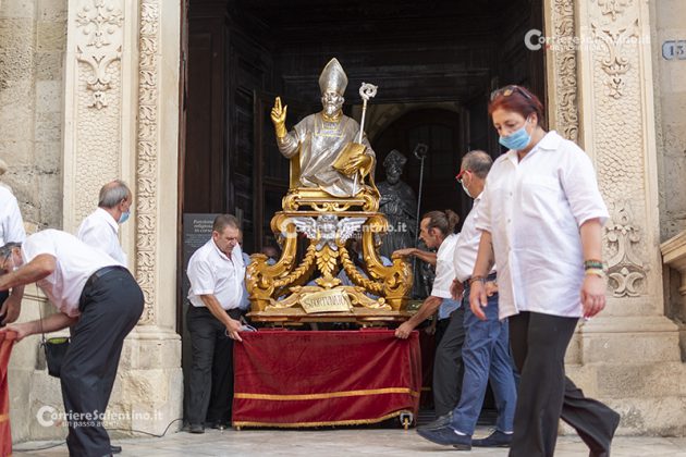 Riti liturgici nella solennità dei Santi Patroni Oronzo, Giusto e Fortunato: gli appuntamenti di domani - Corriere Salentino