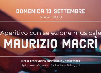 Aperitivo con selezione musicale – Maurizio Macrì