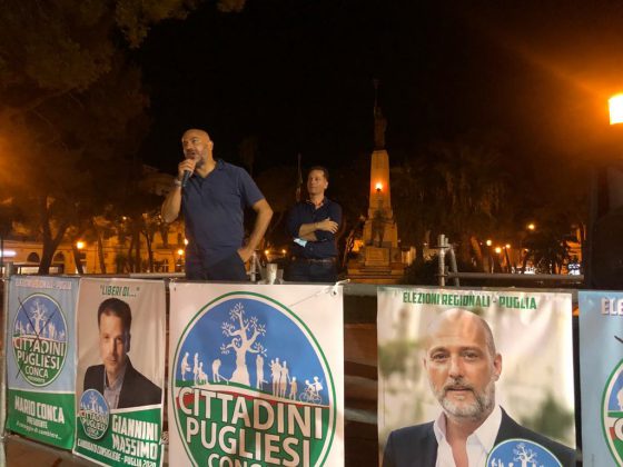 Paragone in campo per Conca alle regionali, poi nascerà Italexit. “Sono tutti uguali: M5S ha tradito” - Corriere Salentino