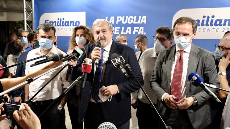 Emiliano bis: “In Puglia è ancora primavera! A Renzi non voglio dire niente”. Dolore Fitto nel centrodestra - Corriere Salentino