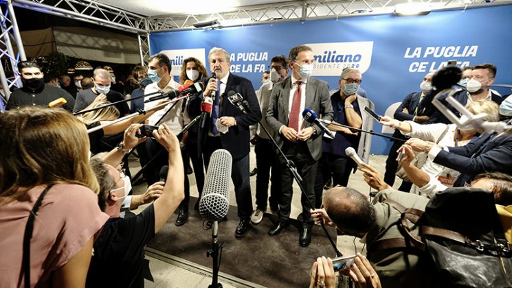 Emiliano bis: “In Puglia è ancora primavera! A Renzi non voglio dire niente”. Dolore Fitto nel centrodestra - Corriere Salentino