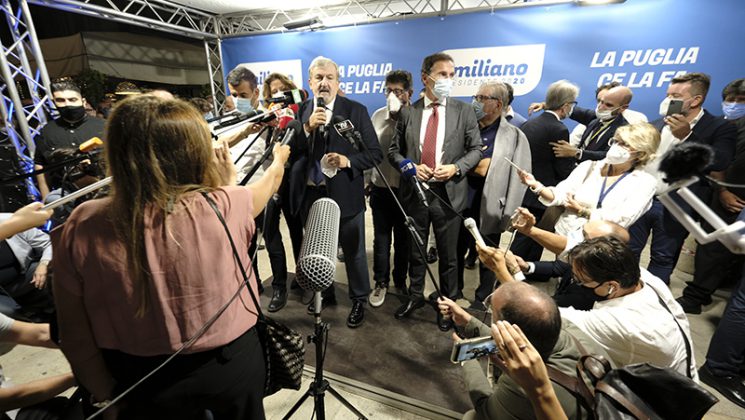 Emiliano bis: “In Puglia è ancora primavera! A Renzi non voglio dire niente”. Dolore Fitto nel centrodestra - Corriere Salentino