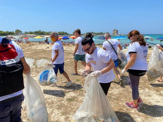 Al termine l'iniziativa "Salento coast to coast", promossa da Cristian Casili (M5s) per pulire dai rifiuti i 150 chilometri di costa salentina - Corriere Salentino
