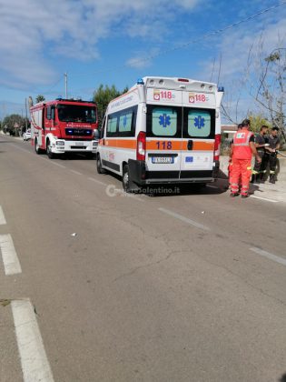 Gamba resta incastrata nelle lame di una motozappa: in ospedale con gravi ferite - Corriere Salentino