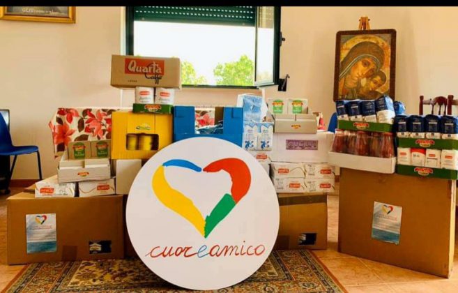 Cuore Amico, continua la distribuzione di pacchi alimentari - Corriere Salentino