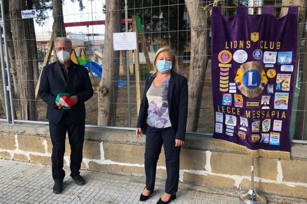 Il Lions Club Lecce Messapia dona arredi e parco giochi all’Associazione “Amici Miei” - Corriere Salentino