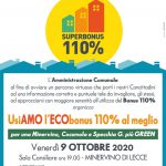 A Minervino di Lecce si parla di Bonus 110% - Corriere Salentino