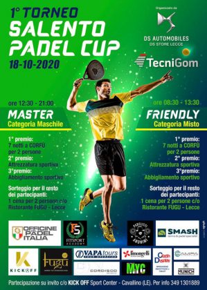 Al via la I edizione del Salento Padel Cup. Mino Taveri: “A Cavallino grandi nomi, spettacolo e divertimento” - Corriere Salentino