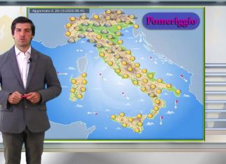 Le previsioni meteo del weekend