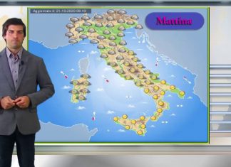 Le previsioni meteo di oggi 23 ottobre 2020